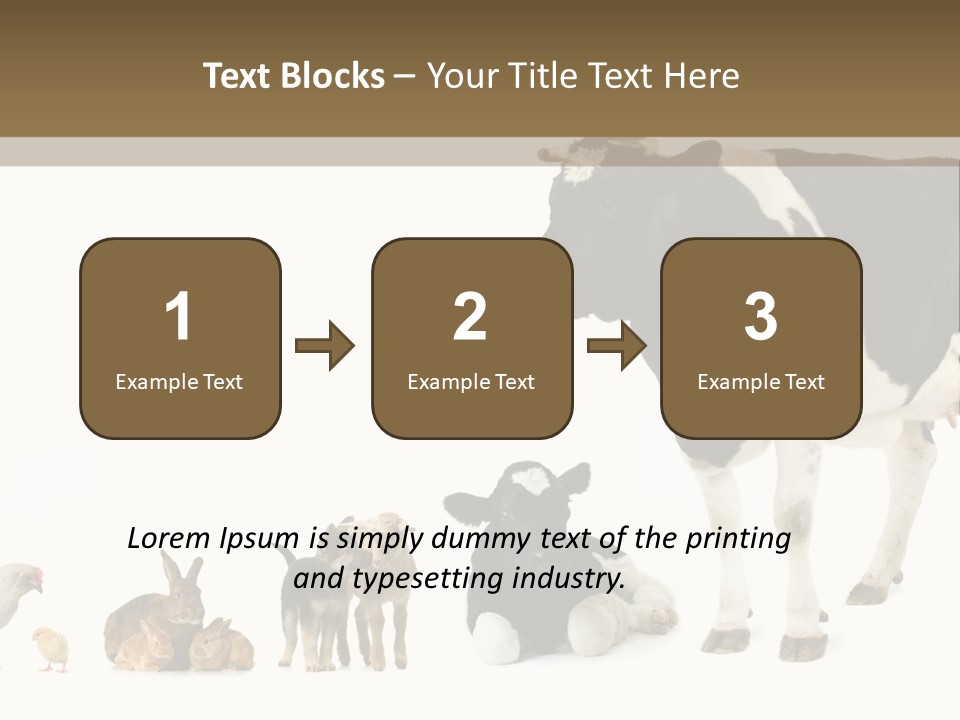 Animaux Animal De Ferme Mammif PowerPoint Template