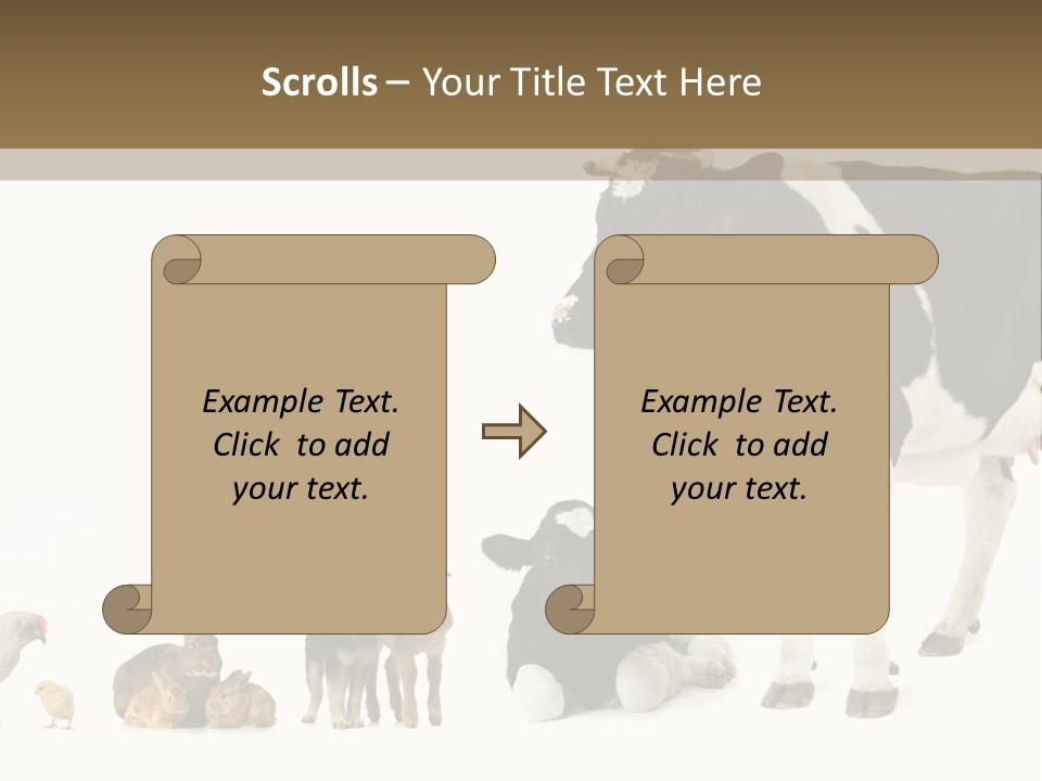Animaux Animal De Ferme Mammif PowerPoint Template