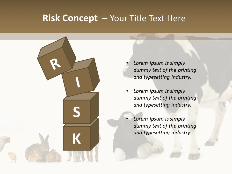 Animaux Animal De Ferme Mammif PowerPoint Template