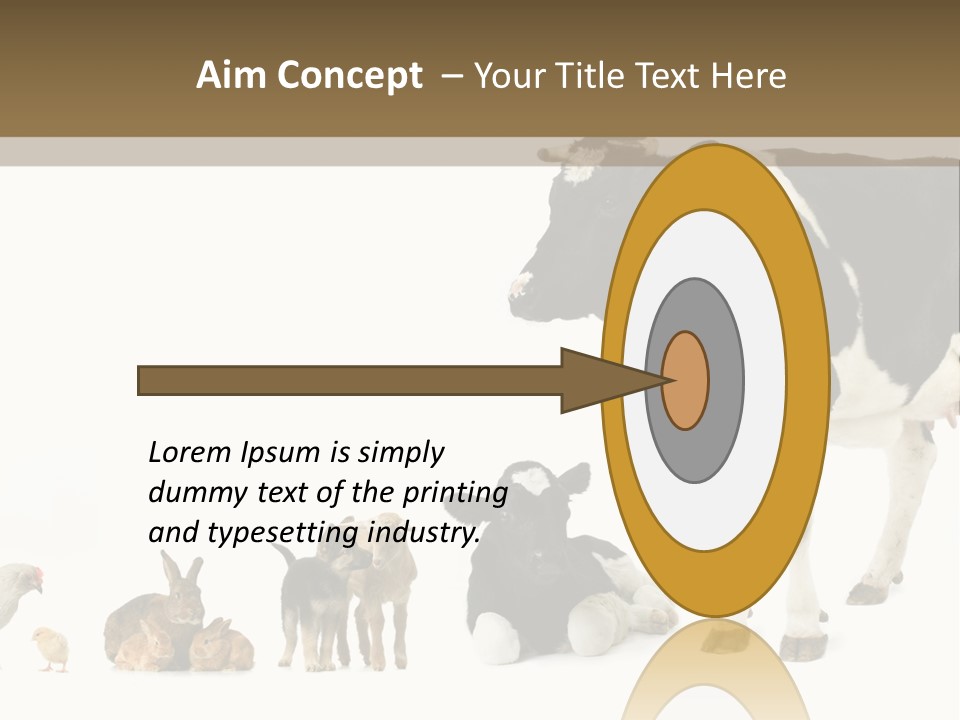 Animaux Animal De Ferme Mammif PowerPoint Template