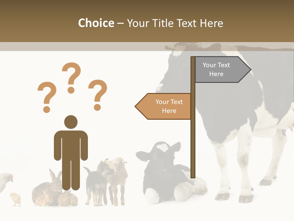 Animaux Animal De Ferme Mammif PowerPoint Template