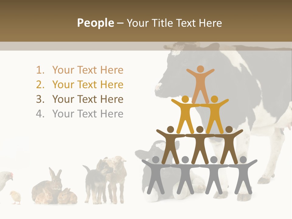 Animaux Animal De Ferme Mammif PowerPoint Template