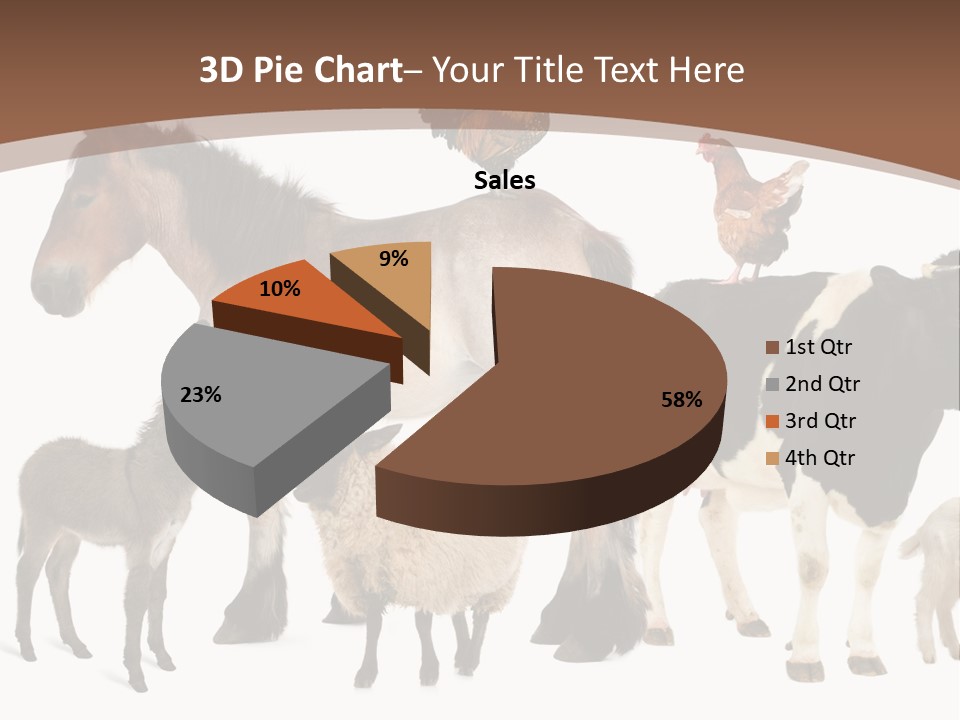 Togetherness Indoors Large Group Of Animals PowerPoint Template