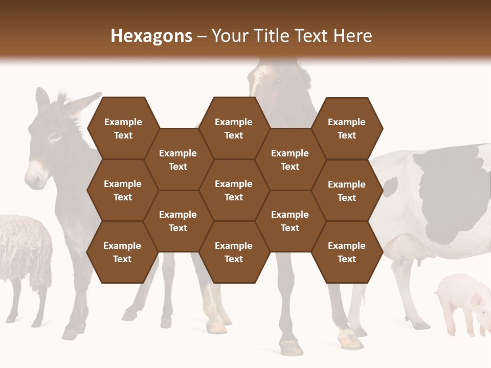 Cutout Group Canine PowerPoint Template