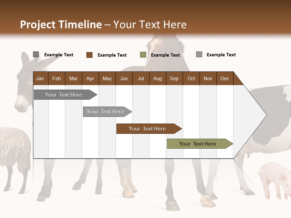 Cutout Group Canine PowerPoint Template