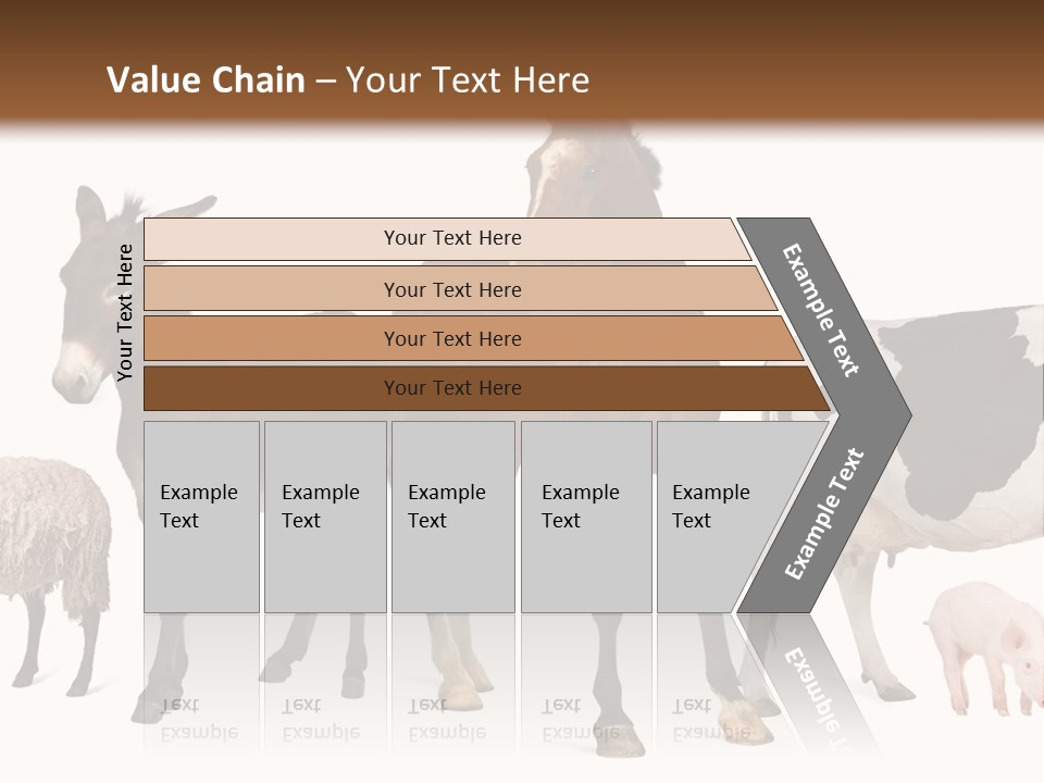 Cutout Group Canine PowerPoint Template