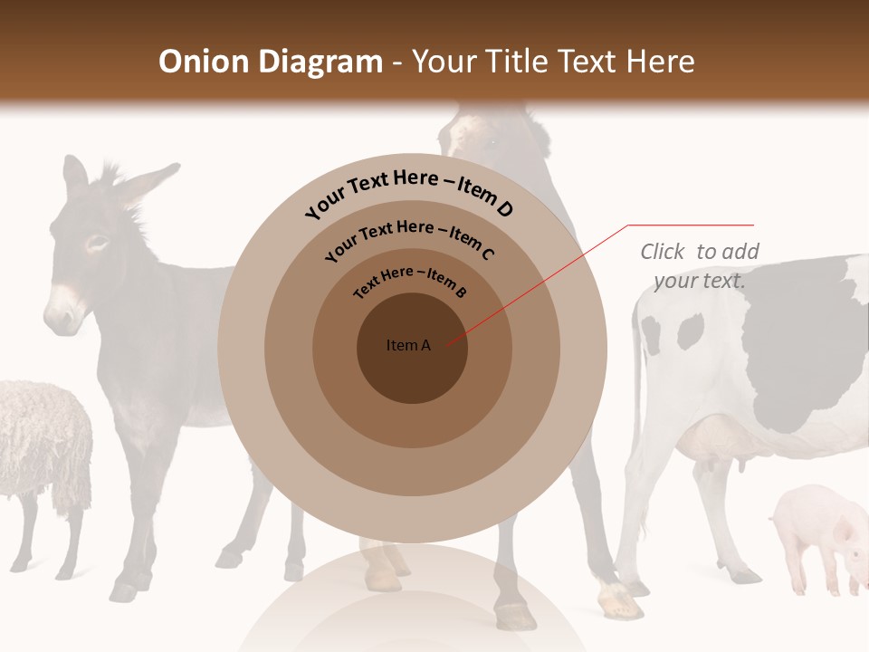 Cutout Group Canine PowerPoint Template