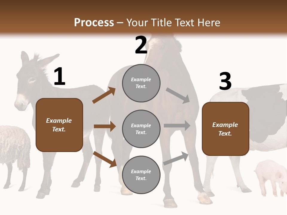 Cutout Group Canine PowerPoint Template