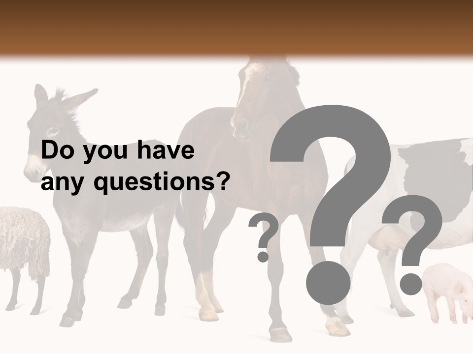 Cutout Group Canine PowerPoint Template