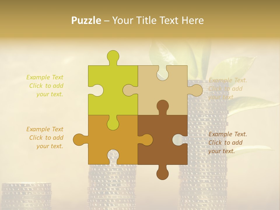 Currency Monetary Nature PowerPoint Template