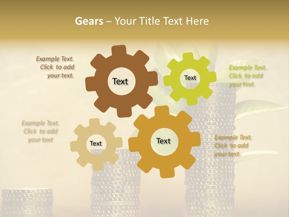 Currency Monetary Nature PowerPoint Template