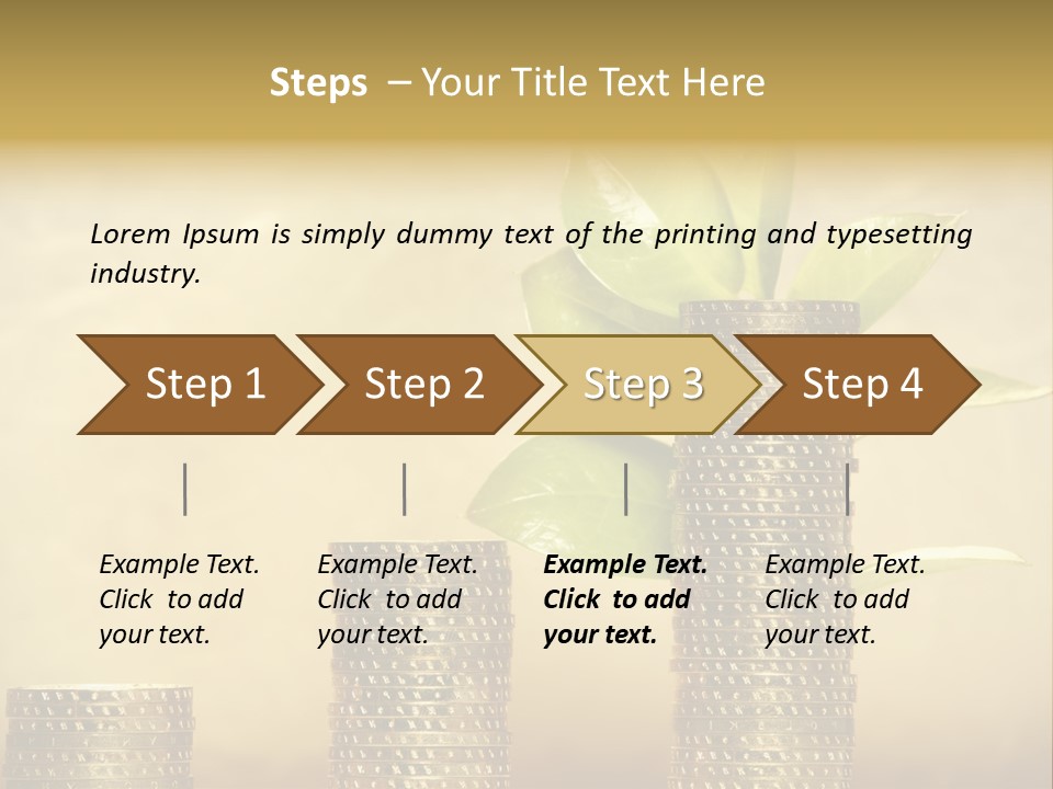 Currency Monetary Nature PowerPoint Template