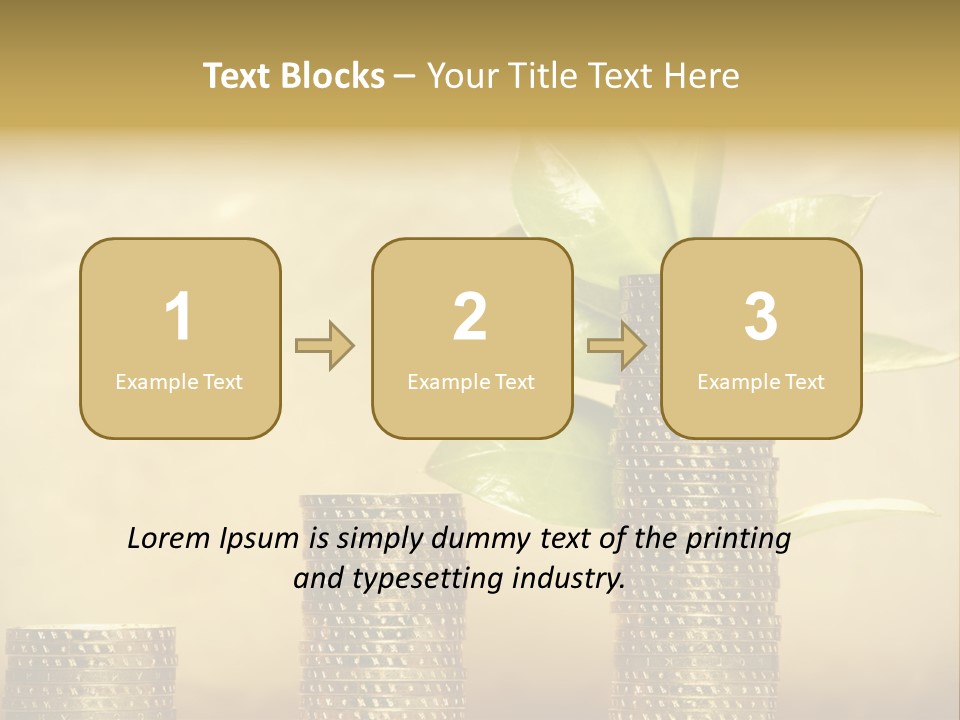Currency Monetary Nature PowerPoint Template