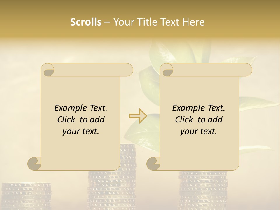 Currency Monetary Nature PowerPoint Template