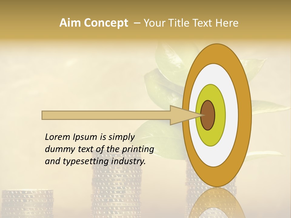 Currency Monetary Nature PowerPoint Template