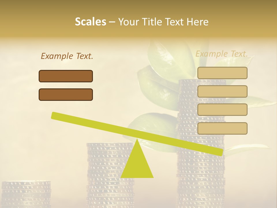 Currency Monetary Nature PowerPoint Template