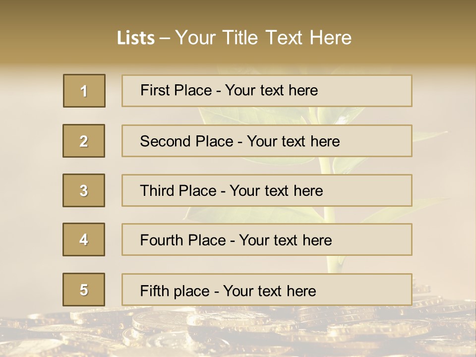 Financial Investment Savings PowerPoint Template