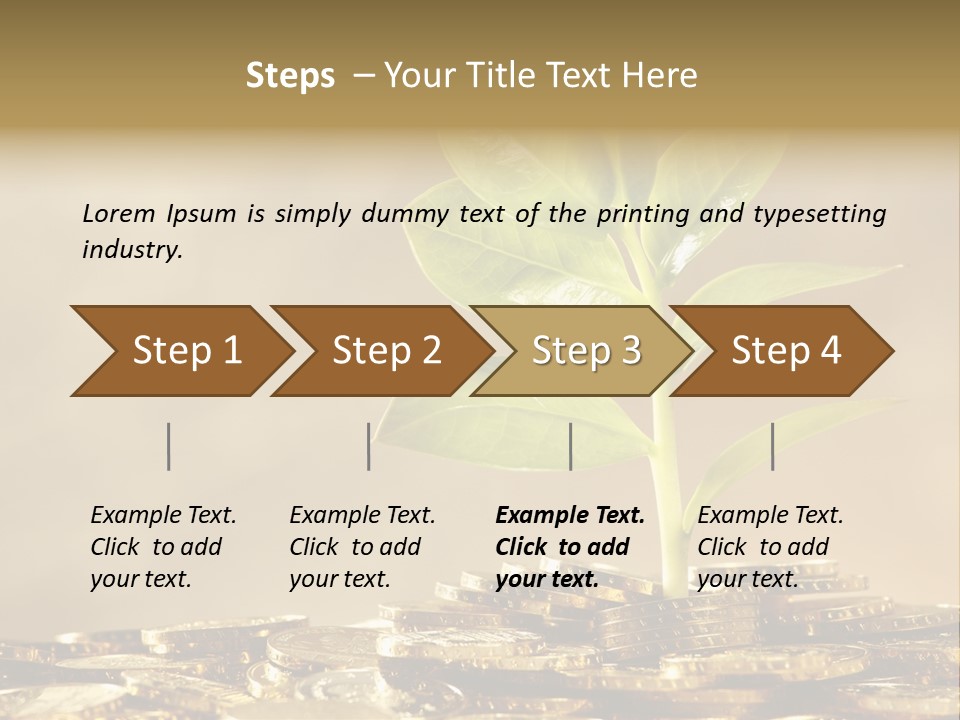 Financial Investment Savings PowerPoint Template