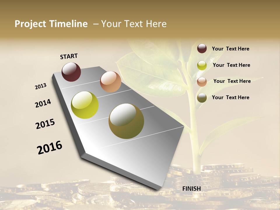 Financial Investment Savings PowerPoint Template