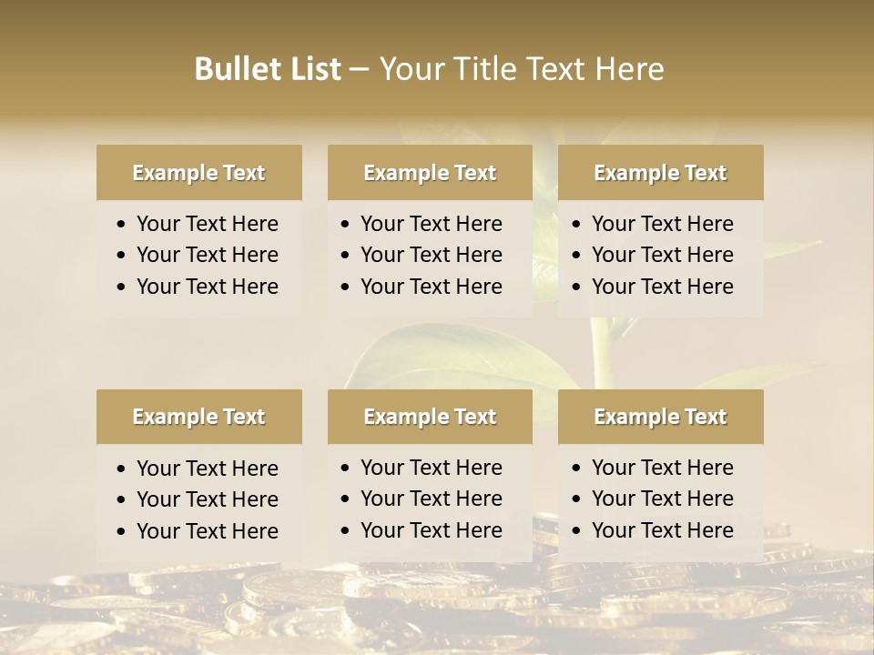 Financial Investment Savings PowerPoint Template