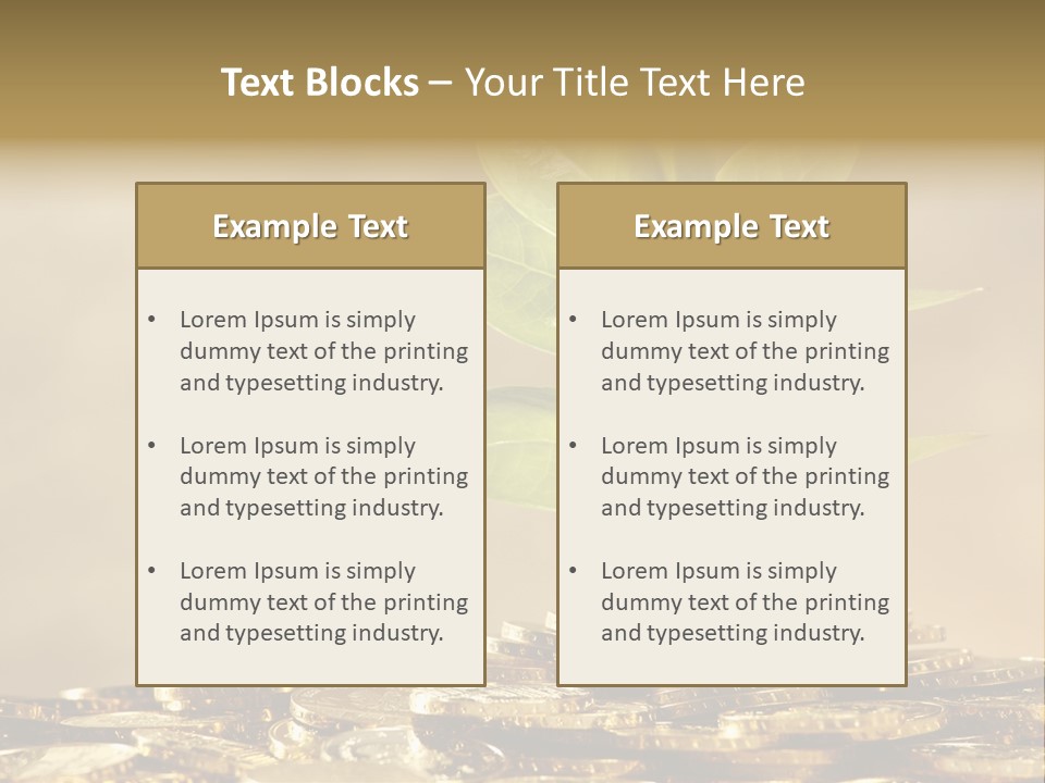 Financial Investment Savings PowerPoint Template