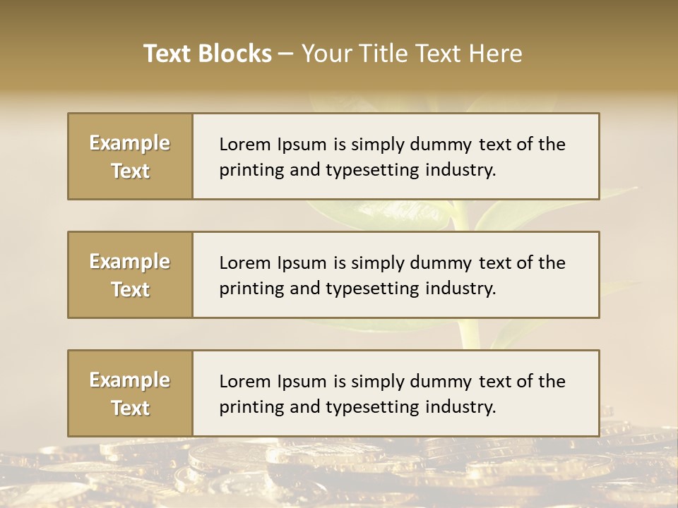 Financial Investment Savings PowerPoint Template