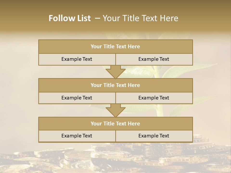 Financial Investment Savings PowerPoint Template