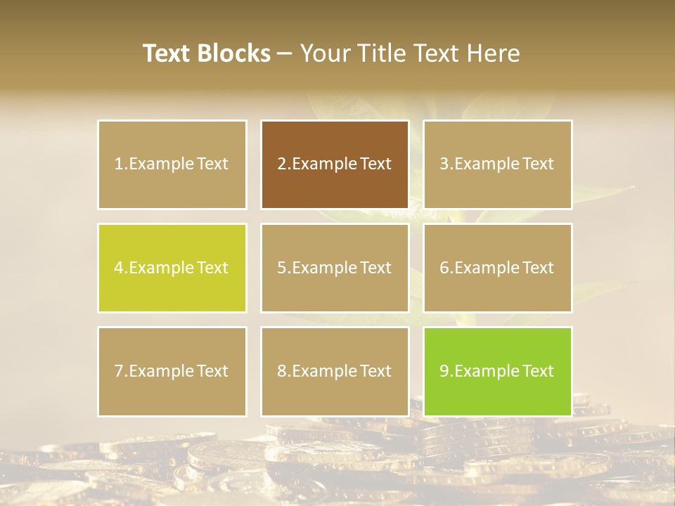 Financial Investment Savings PowerPoint Template