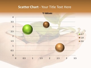 Golden Holding Monetary PowerPoint Template