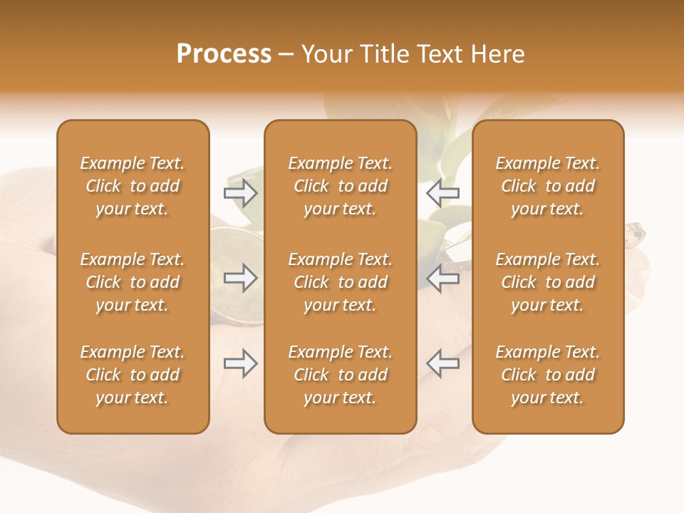 Golden Holding Monetary PowerPoint Template