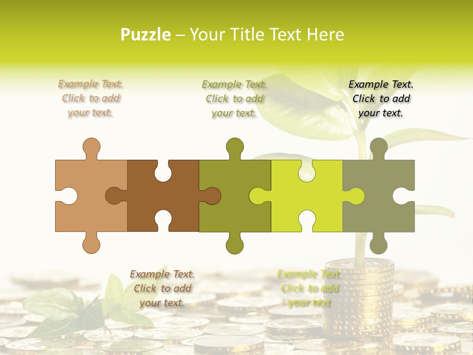 Financial Rich Golden PowerPoint Template