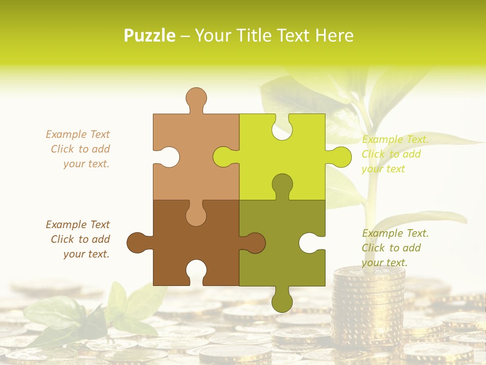 Financial Rich Golden PowerPoint Template