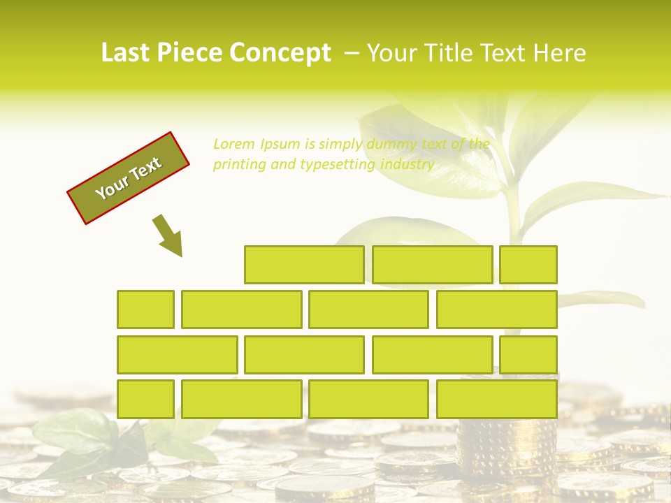 Financial Rich Golden PowerPoint Template