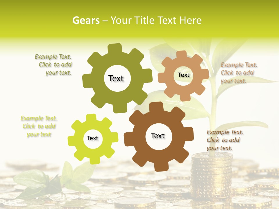 Financial Rich Golden PowerPoint Template