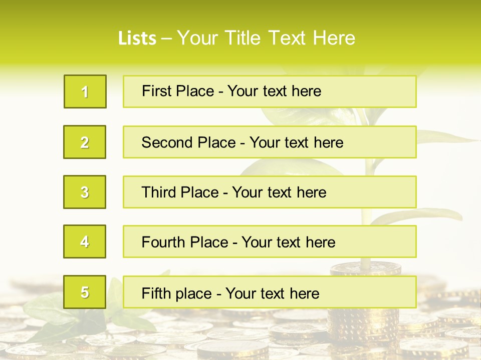 Financial Rich Golden PowerPoint Template