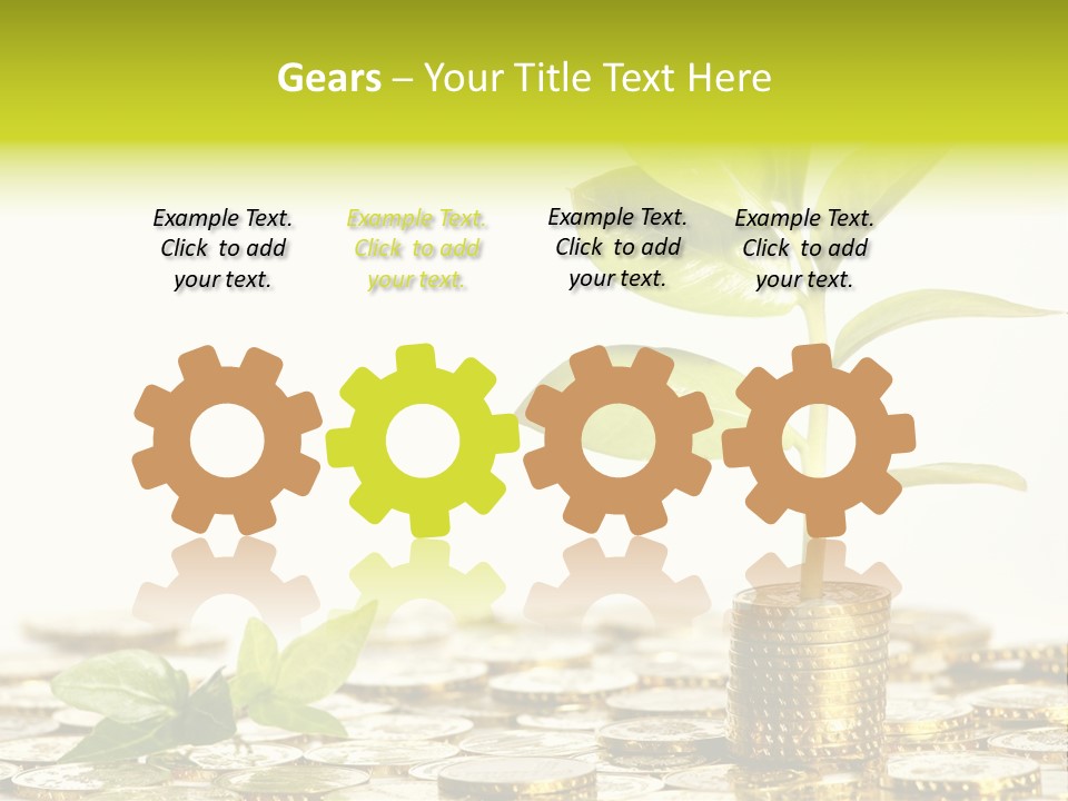 Financial Rich Golden PowerPoint Template