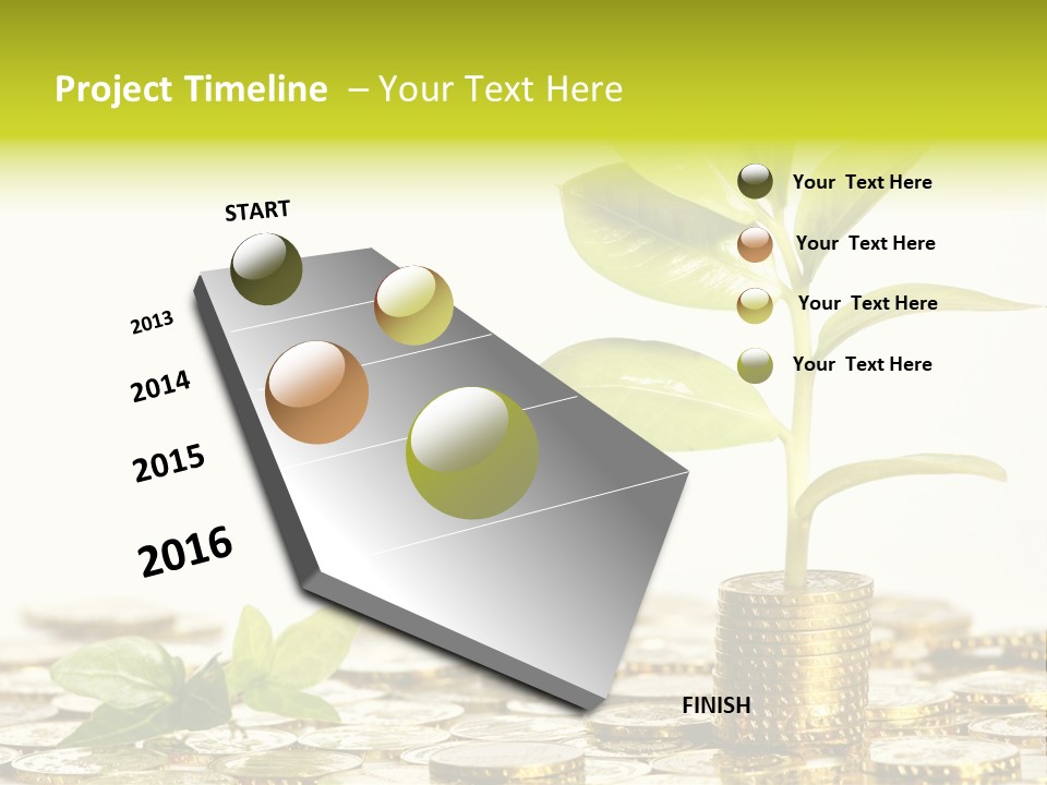 Financial Rich Golden PowerPoint Template