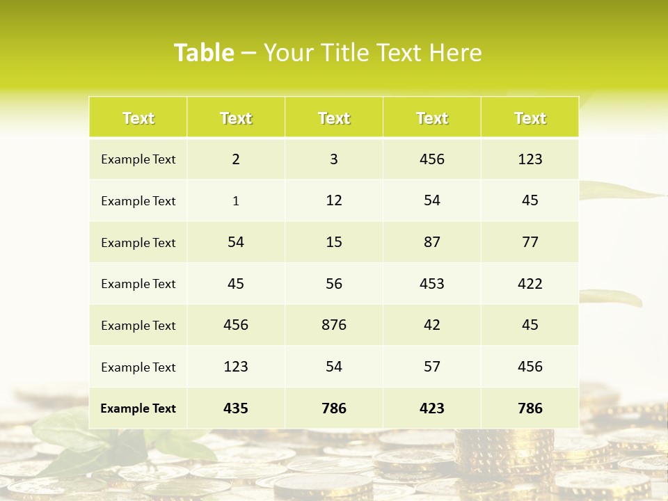Financial Rich Golden PowerPoint Template