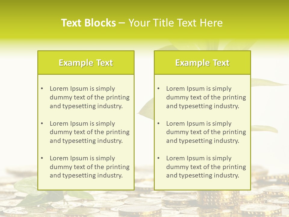 Financial Rich Golden PowerPoint Template