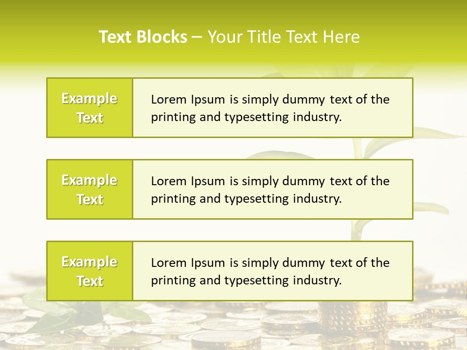 Financial Rich Golden PowerPoint Template