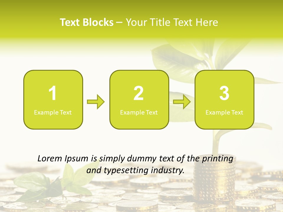 Financial Rich Golden PowerPoint Template