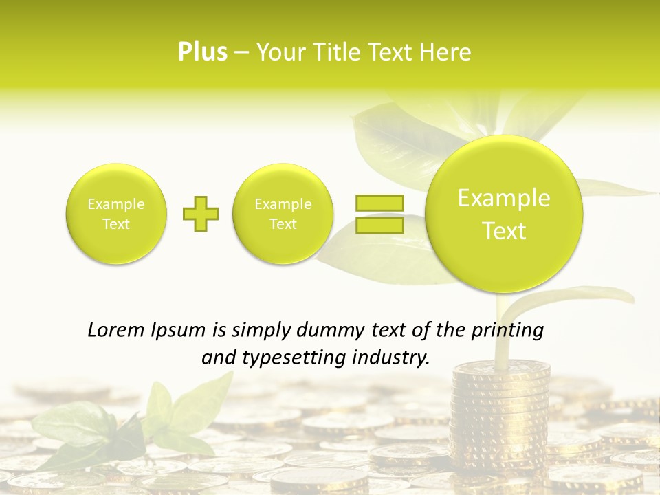 Financial Rich Golden PowerPoint Template