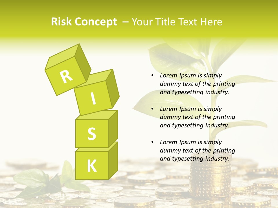 Financial Rich Golden PowerPoint Template