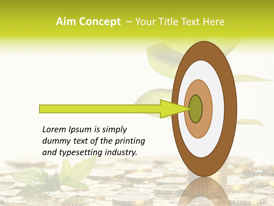 Financial Rich Golden PowerPoint Template