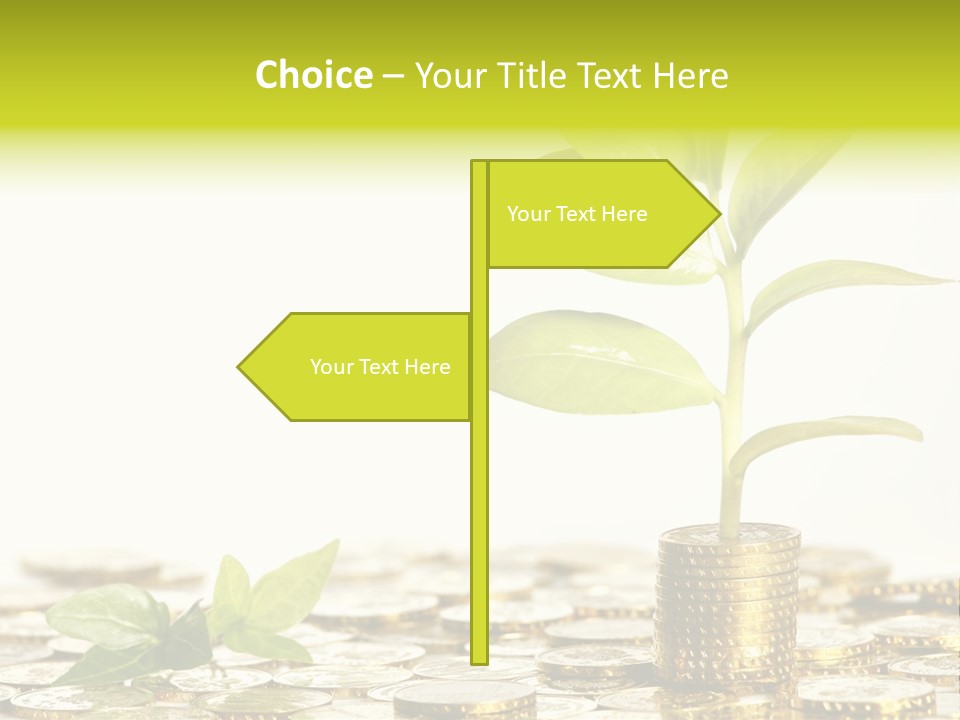 Financial Rich Golden PowerPoint Template