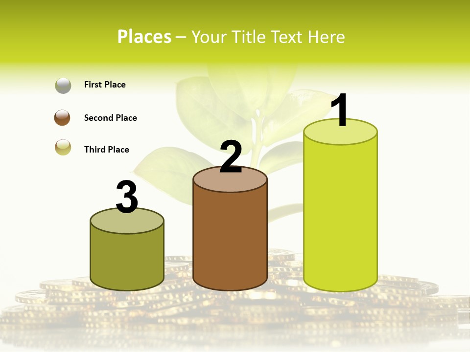 Home Metal Gold PowerPoint Template