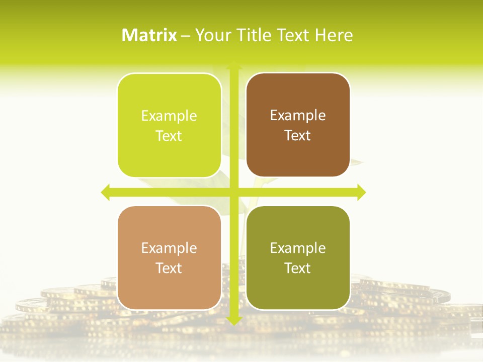 Home Metal Gold PowerPoint Template