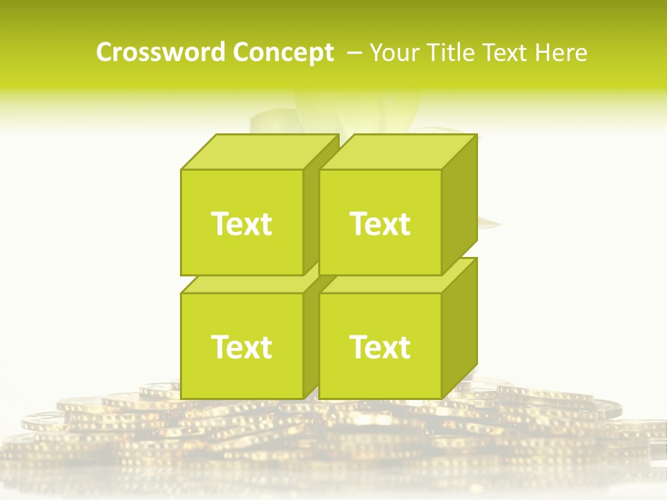 Home Metal Gold PowerPoint Template
