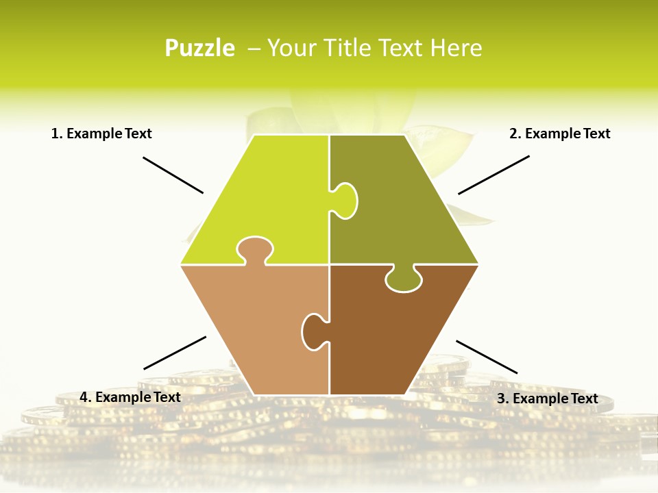 Home Metal Gold PowerPoint Template