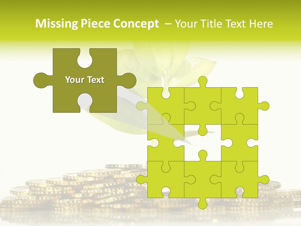 Home Metal Gold PowerPoint Template